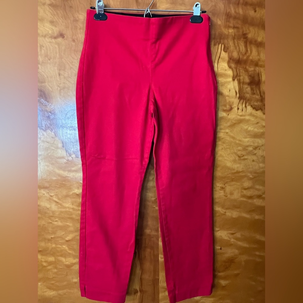 Old Navy Vibrant Red Pants with Stretch